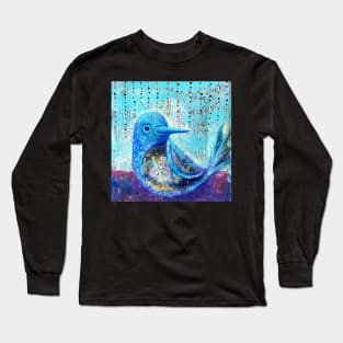 Bluebird of Happiness - Inner Power Painting by Magic with Mellie Long Sleeve T-Shirt